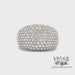 Domed 2.07 CTW diamond pave 18kw gold ring video