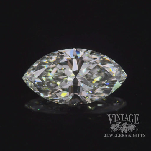 2.68 carat, marquise shape, I color, SI1 clarity, natural diamond video