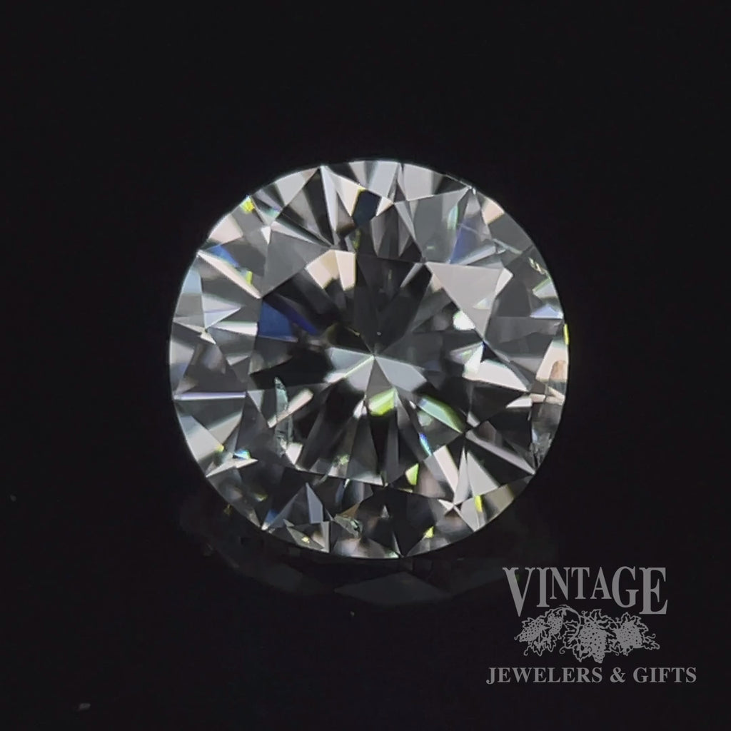 .88 carat, round brilliant, D color, I1 clarity, natural diamond video