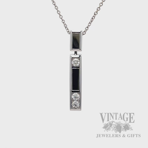 Harry Winston Diamond 18k White Gold Necklace Video