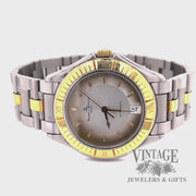 Baume and Mercier stainless steel and 18k gold automatic watch video