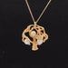 14k Tree and Pearl Pendant necklace video