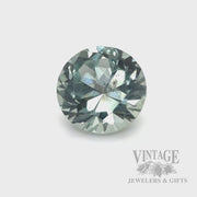1.93 Carat Natural Montana (Green-Blue) Round Cut Sapphire Video