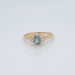 Video of 14 karat yellow gold natural alexandrite ring.