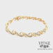 Twisted diamond 14ky gold bracelet video
