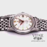 Omega Constellation stainless steel watch with date video