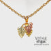 Black Hills Gold Grape pendant in 10 and 12 karat multi gold video
