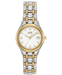 Ladies stainless steel two tone Citizen Eco Drive "Corso" wrist watch