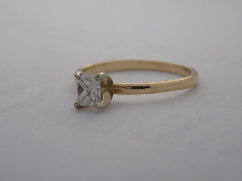 .60 Carat princess cut diamond solitaire