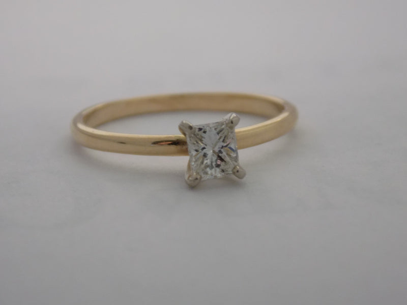 .60 Carat princess cut diamond solitaire