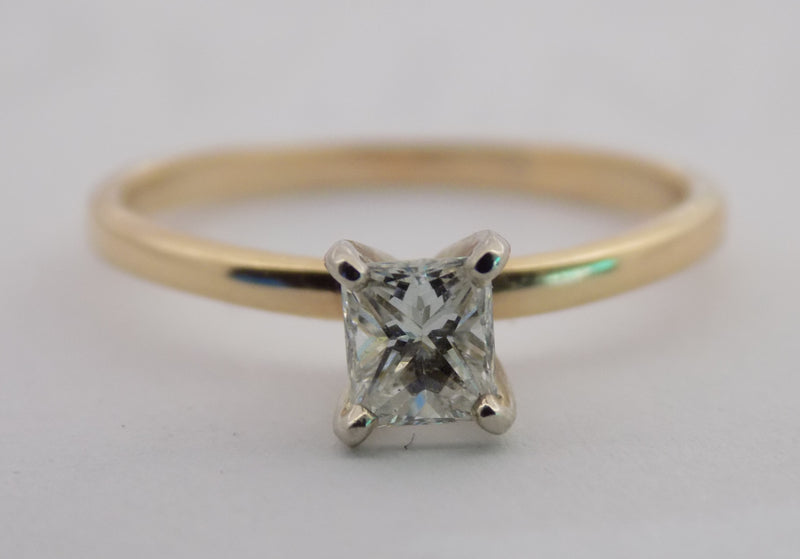 .60 Carat princess cut diamond solitaire