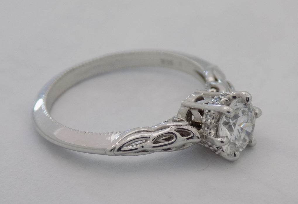 .76 carat edwardian styled engagement ring