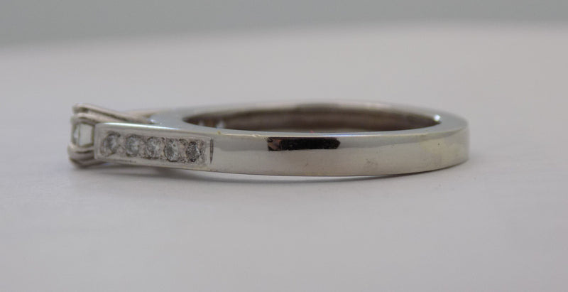 White gold .20 carat diamond ring