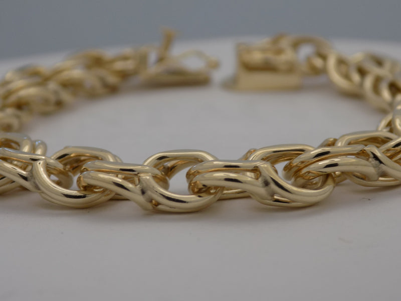 14 karat yellow gold bracelet