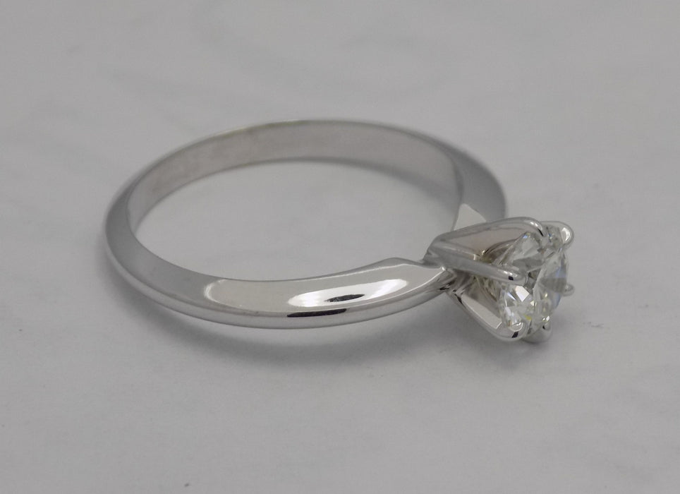 .72 carat round white gold diamond solitaire ring