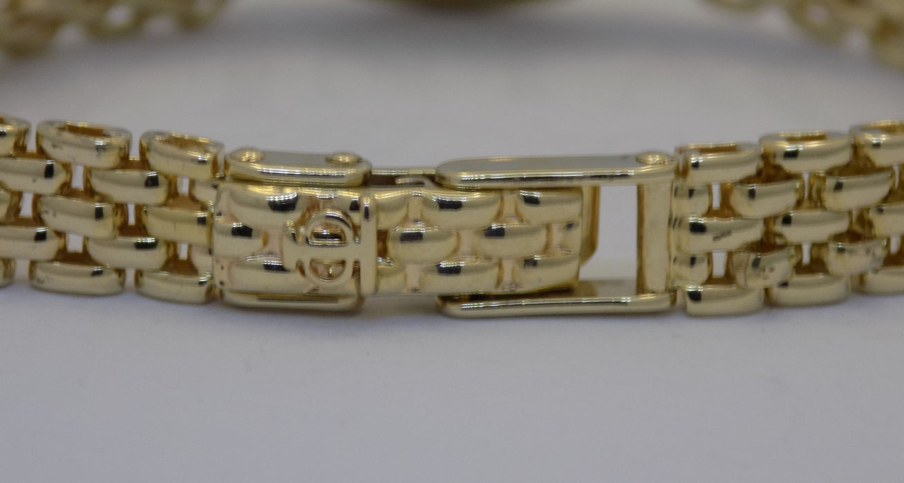 Yellow gold Baume & Mercier quartz wristwatch. — Vintage Jewelers ...