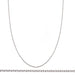 Platinum 18" 1.1mm Solid Cable Chain
