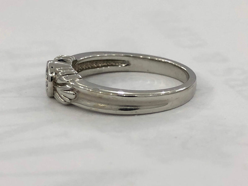 .34 carat white gold diamond solitaire ring
