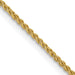 20" 14 karat yellow gold flexible 1.25 mm, medium weight, spiga chain