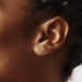 14 karat white gold Citrine 3mm stud Earrings