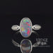 Black opal and diamond 14kw gold ring video
