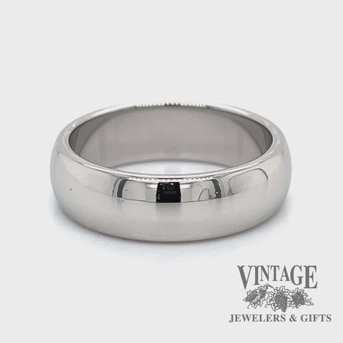 Tiffany and company platinum 6mm comfort fit ring band video
