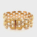 Wide oval link 18ky gold bracelet video