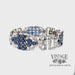 Art Deco sapphire and diamond antique platinum bracelet video