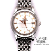 Omega Constellation stainless steel watch with date