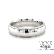 Mill-Grain 6mm 14kw gold comfort fit ring band