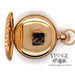 American Waltham Pocket watch in 14k multi color gold case, inside featuring engraving on dust cover.