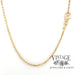 18" twisted diamond cut cable chain