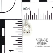 .95 carat Natural diamond 14kw gold solitaire pendant scale