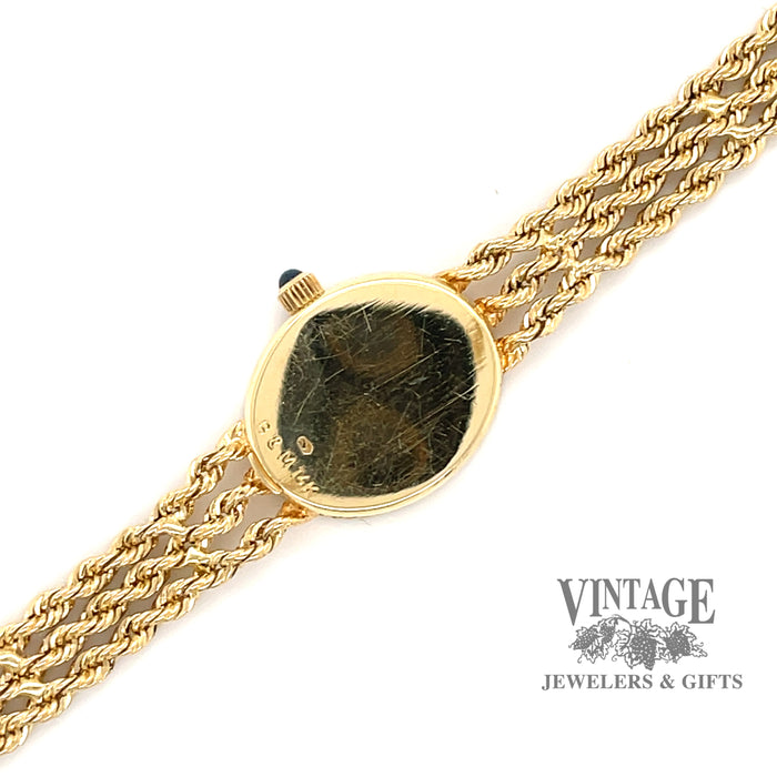 Baume & Mercier 14k gold bracelet watch