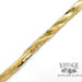 Woven herringbone 10k gold bracelet
