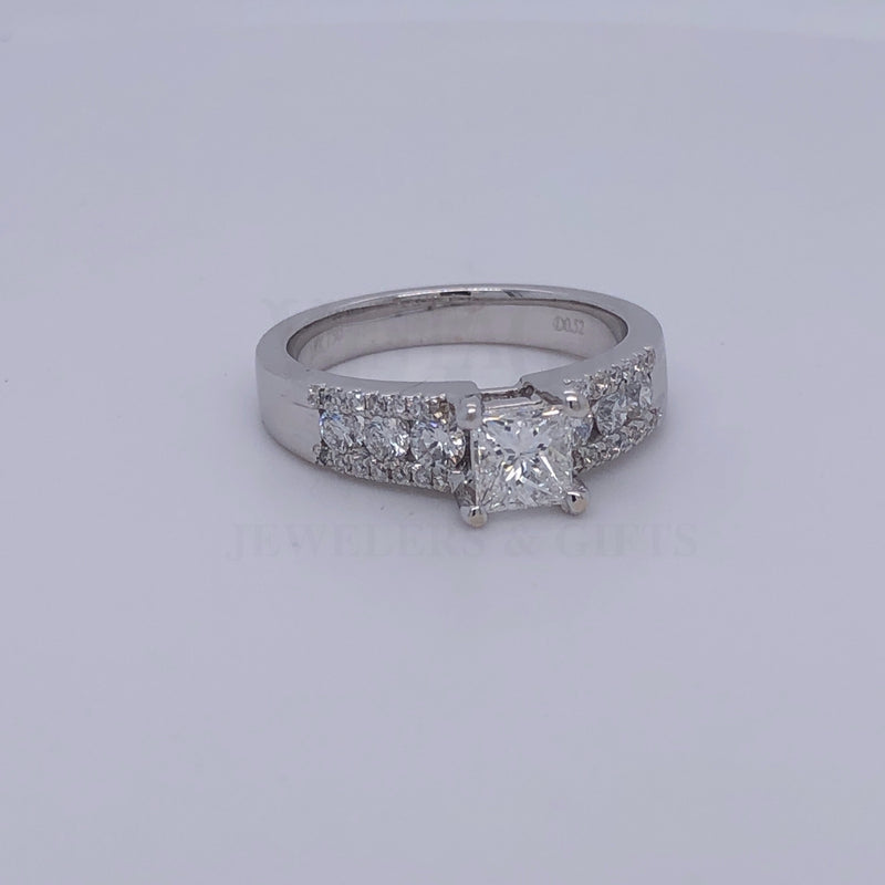.64 carat Princess cut diamond 18k white gold ring.
