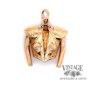 Matador 14ky gold charm