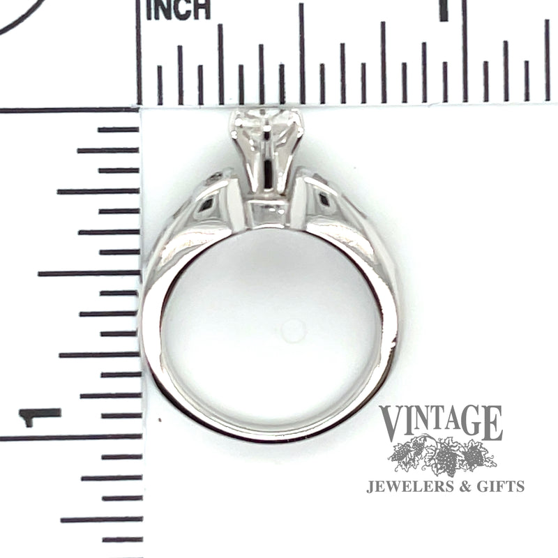 Marquise diamond 14kw gold ring