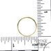 Faceted 14ky gold bright cut diamond ring scale