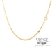 30” 2mm 14ky gold snail link chain