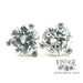 .65 carat 14kw gold diamond stud earrings close up