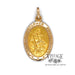 St. Christopher 14ky gold oval pendant