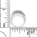 Marquise patterned 14kw gold diamond ring scale