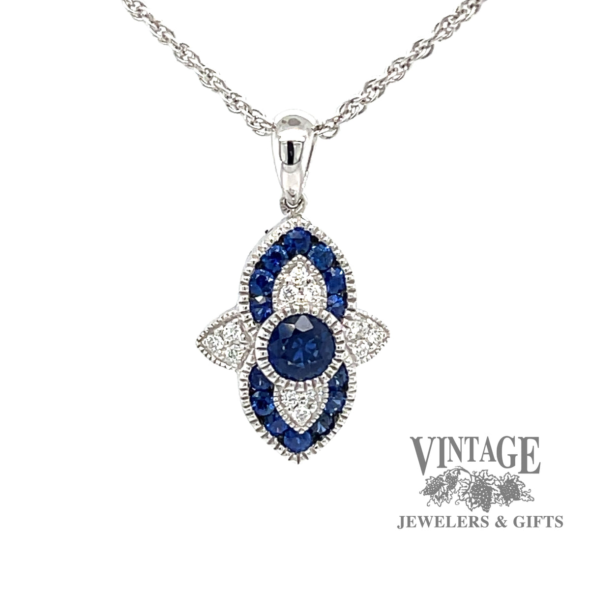 9.83 Carat Edwardian Sapphire and Diamond Pendant | Pendant, Jewelry,  Pendant jewelry