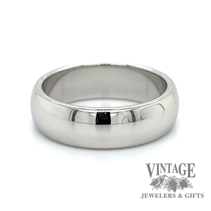 Tiffany and company platinum 6mm comfort fit ring band — Vintage Jewelers &  Gifts, LLC.