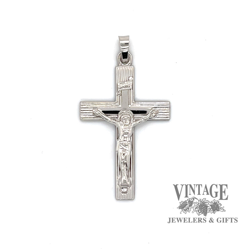 Crucifix 14kw gold pendant