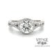 14kw and rose gold designer diamond ring by Verragio