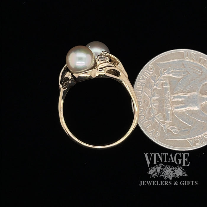 Antique Edwardian 18K and 14K Yellow Gold Old Euro Diamond Natural Pea –  The Antique Parlour