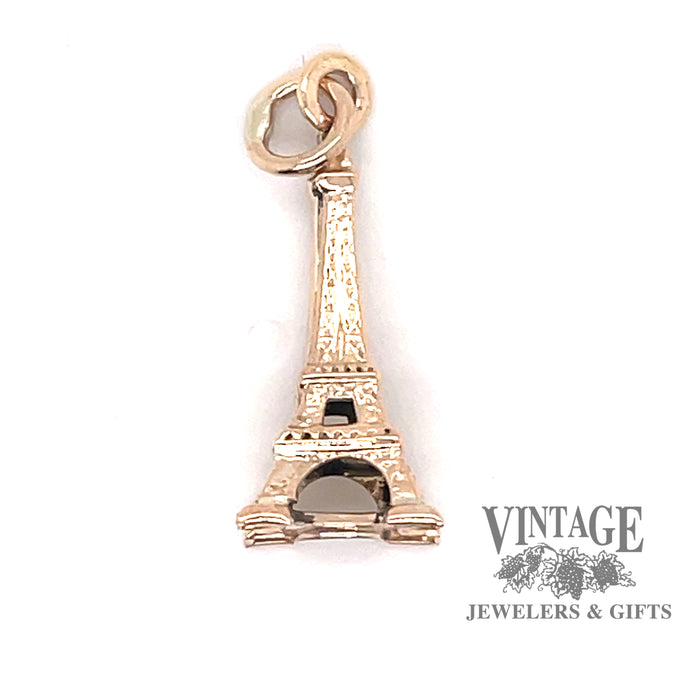 Eiffel Tower charm in 14ky gold