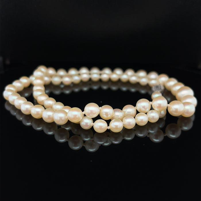 17.5" cultured pearl necklace
